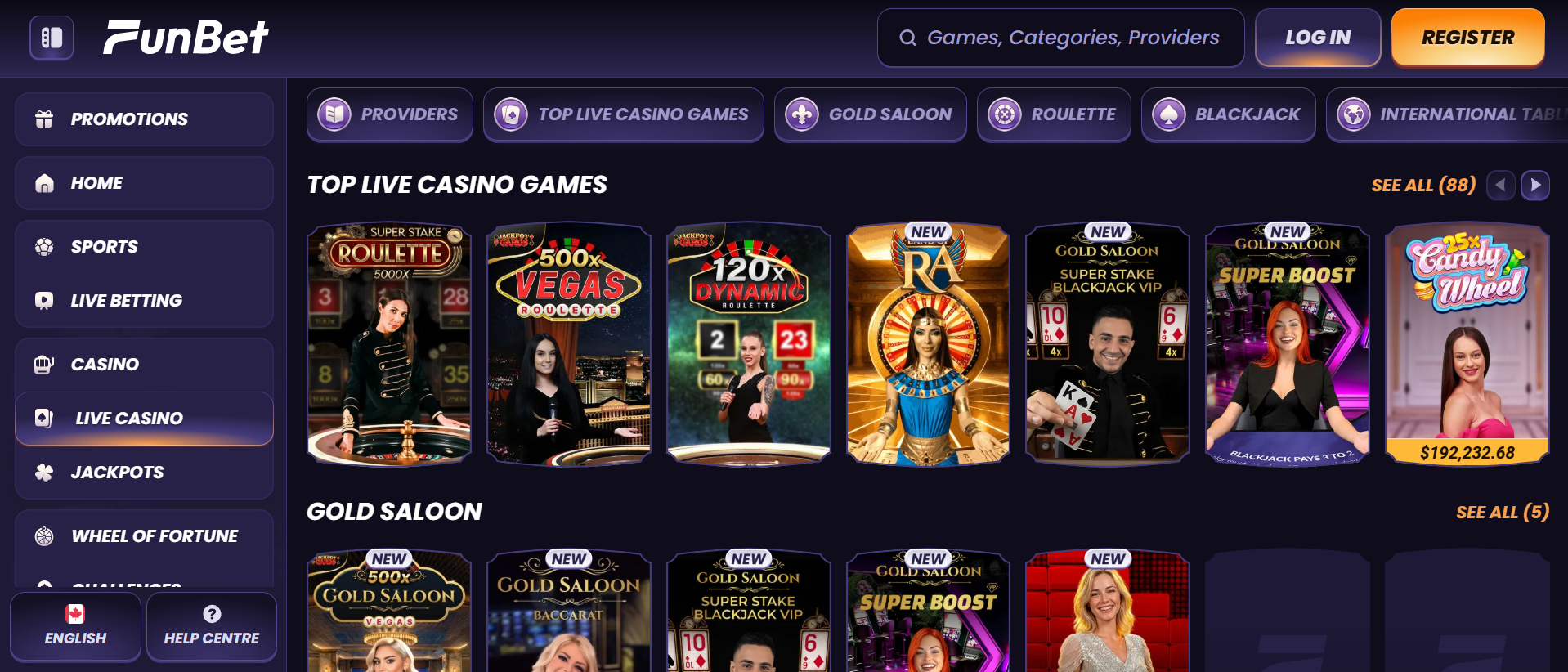 FunBet casino légal