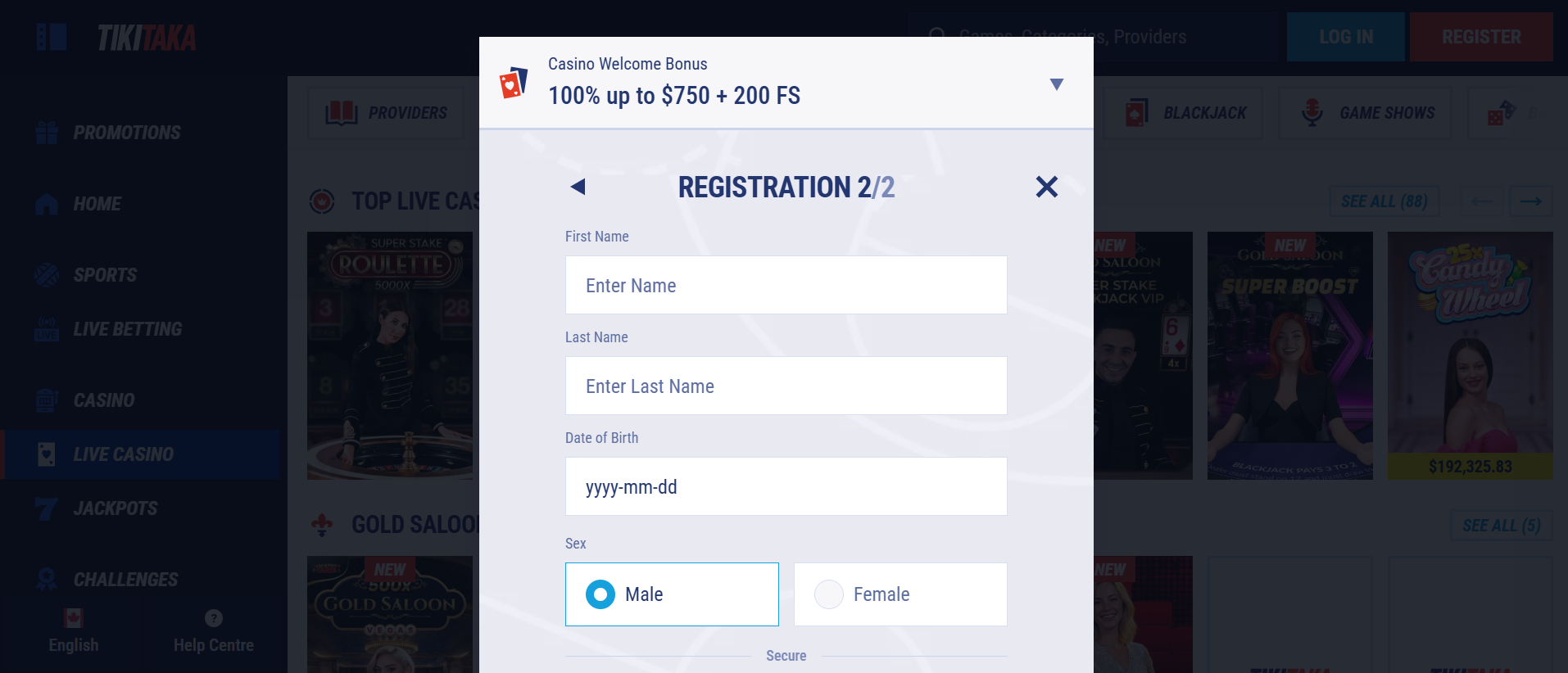 TikiTaka casino en ligne
